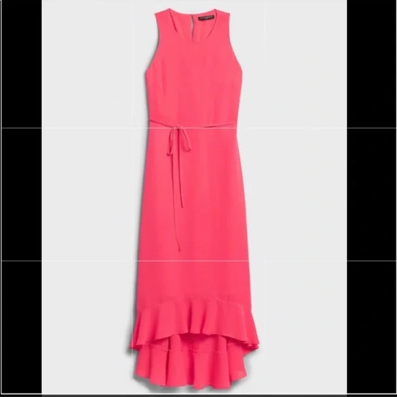 Banana republic flounce dress online